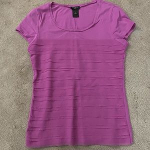 Ann Taylor Ruffle T Shirt